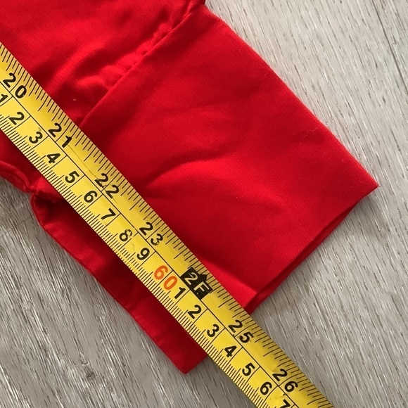 H&M Red Jacquard Weave Snake Faux Wrap Print Red‎ Long Dress Size 8 - Picture 9 of 15